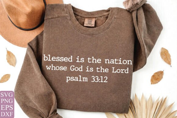 Christian 4th of July Shirt, Psalm 3312 T-Shirt Designs