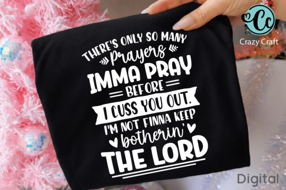 Funny Christian Shirt Design PNG SVG for T-Shirt Designs