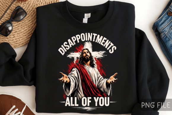 Funny Jesus Christian Meme Shirt PNG for T-Shirt Designs