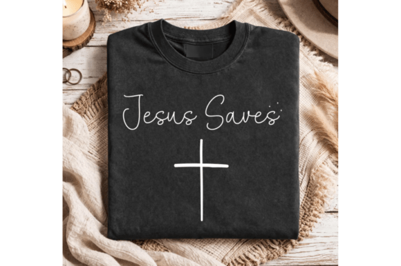 Jesus Saves SVG: T-Shirt Designs for Faith-Based Branding
